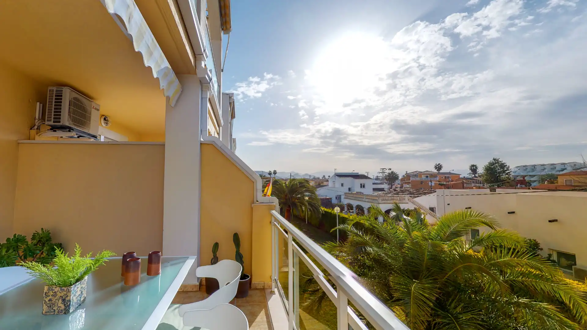 Balcony of Apartments for rent in Dénia  with Air Conditioner, Heating and Terrace