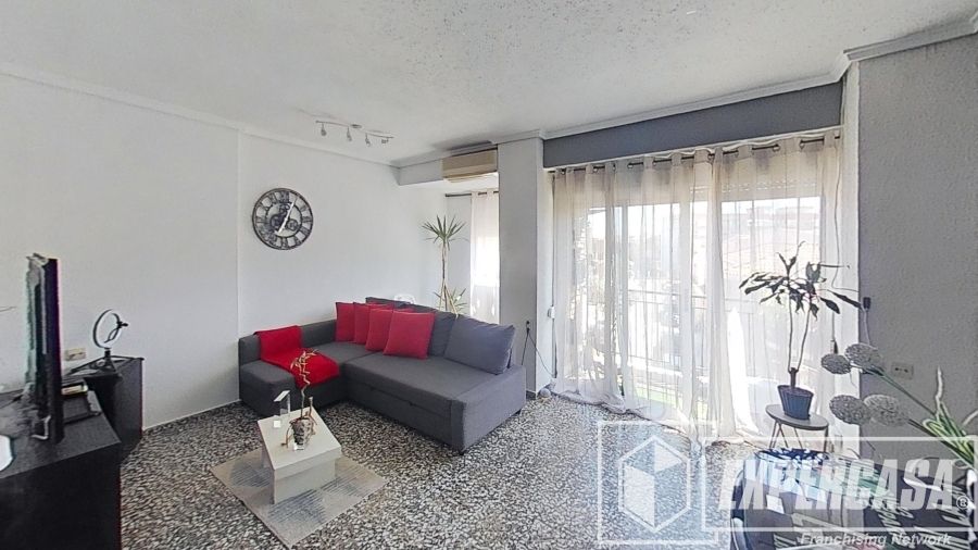 Living room of Flat for sale in  Valencia Capital  with Air Conditioner
