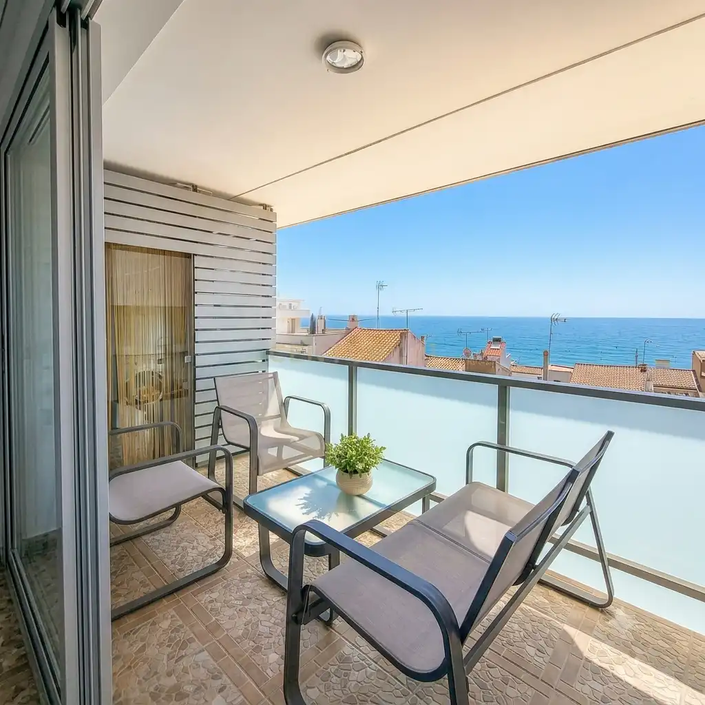 Terraza de Apartamento en venta en Montgat con Aire acondicionado