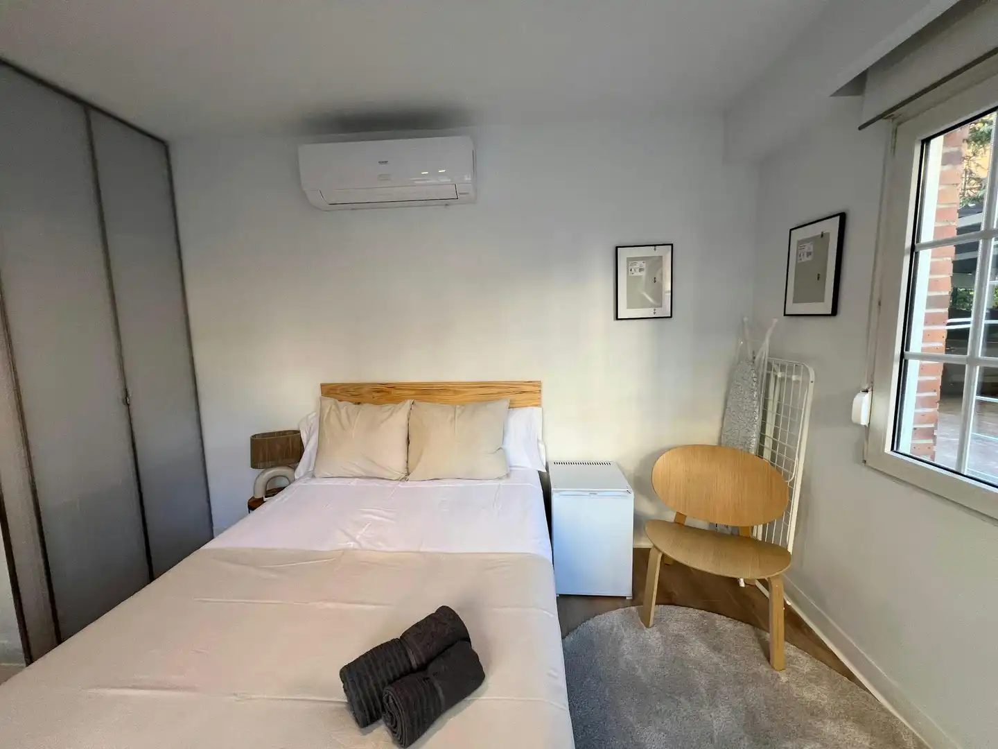 Bedroom of Houses for rent in Madrid  with Air Conditioner, Heating and Private garden