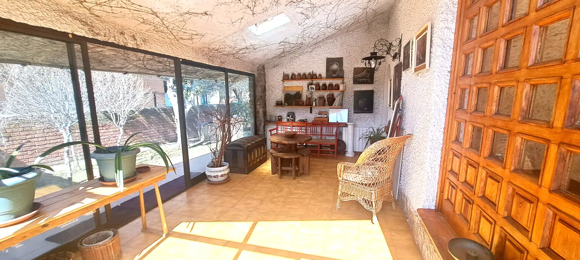 Sala d'estar de Casa o xalet en venda en Talamanca de Jarama amb Calefacció, Jardí privat i Forn