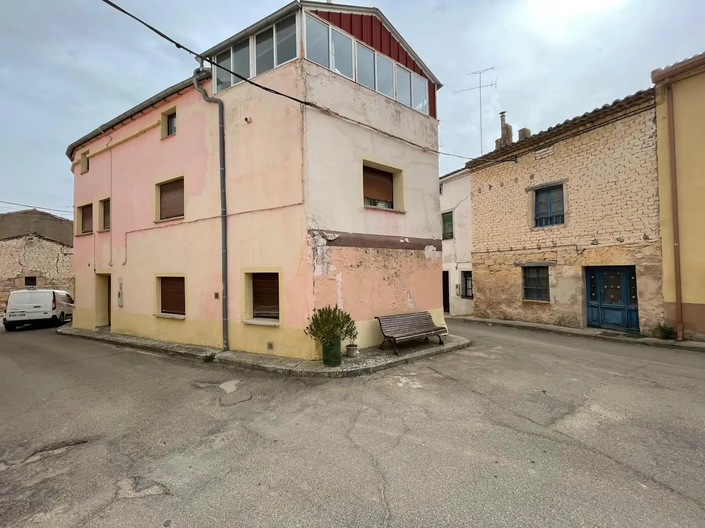 Außenansicht von Country house zum Verkauf in Espinosa de Cerrato mit Heizung, Terrasse und Abstellraum