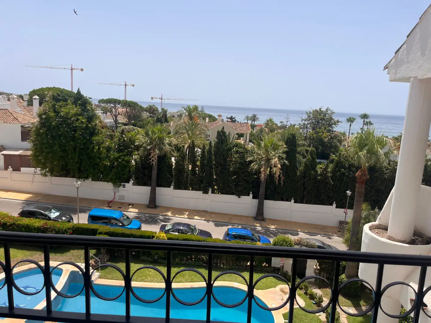 Außenansicht von Maisonette zur Miete in Marbella mit Klimaanlage, Terrasse und Möbliert