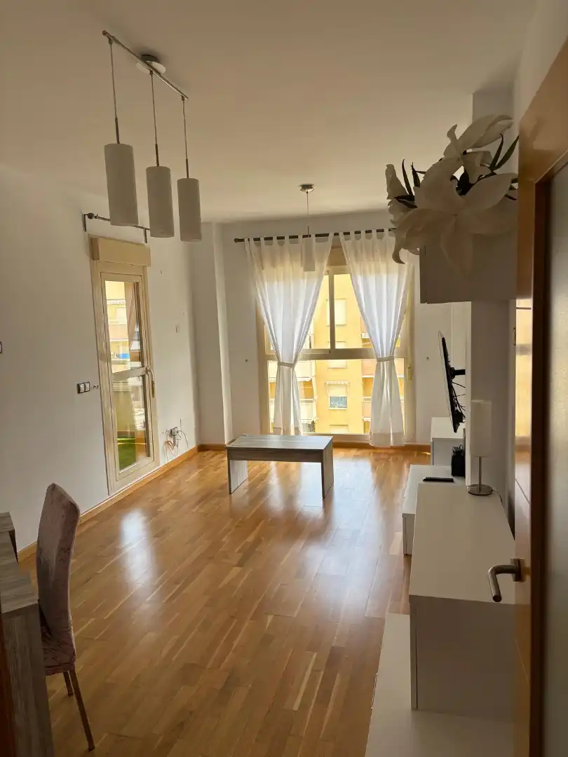 Living room of Flat for rent in Vélez-Málaga  with Terrace, Furnished and Community pool