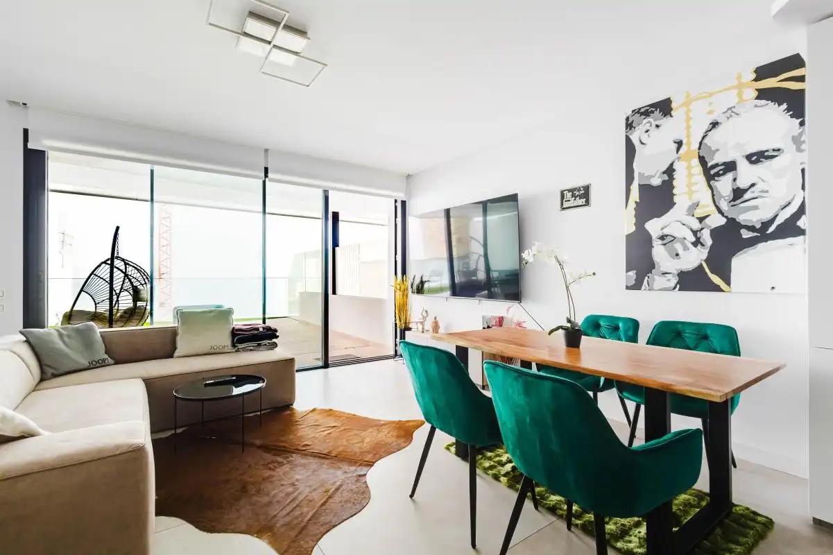 Wohnzimmer von Erdgeschoss zum Verkauf in Fuengirola mit Heizung, Terrasse und Abstellraum
