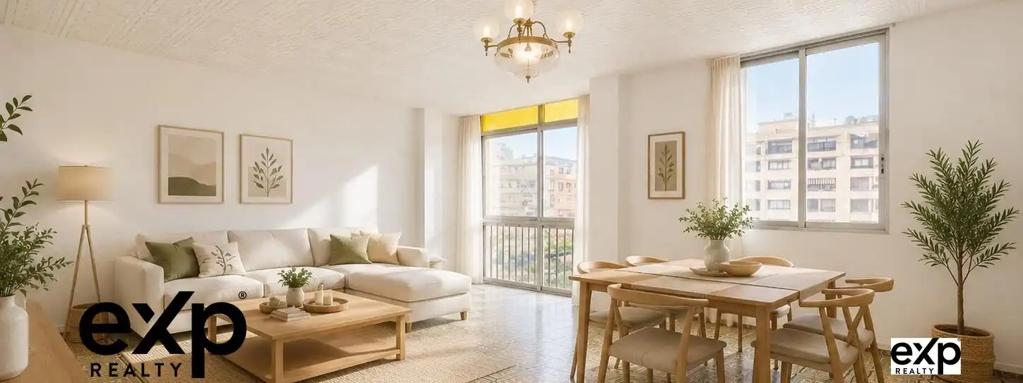 Sala de estar de Piso en venta en Valencia con Alarma