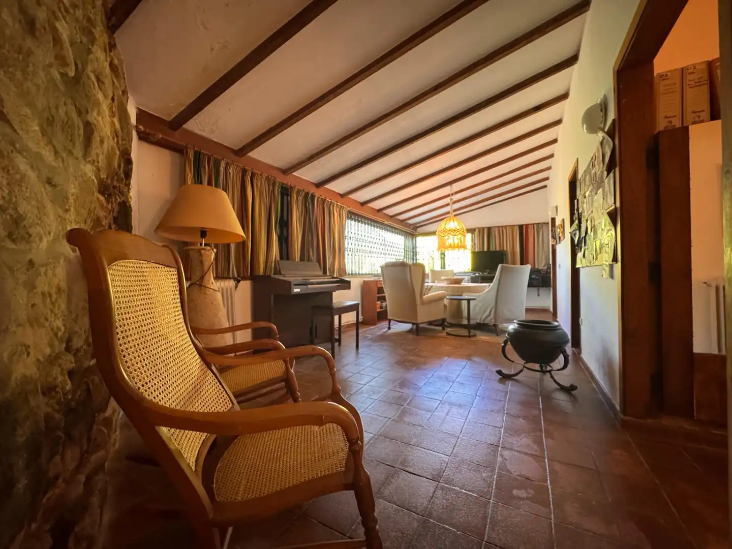 Sala de estar de Casa o chalet en venta en Pontevedra Capital  con Calefacción, Jardín privado y Terraza