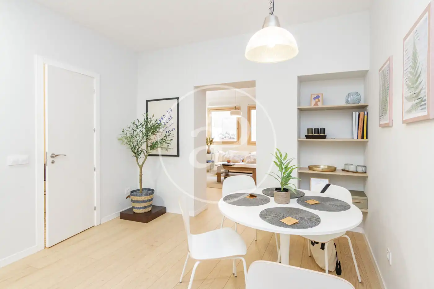 Dining room of Flat for rent in Madrid  with Air Conditioner, Heating and Furnished