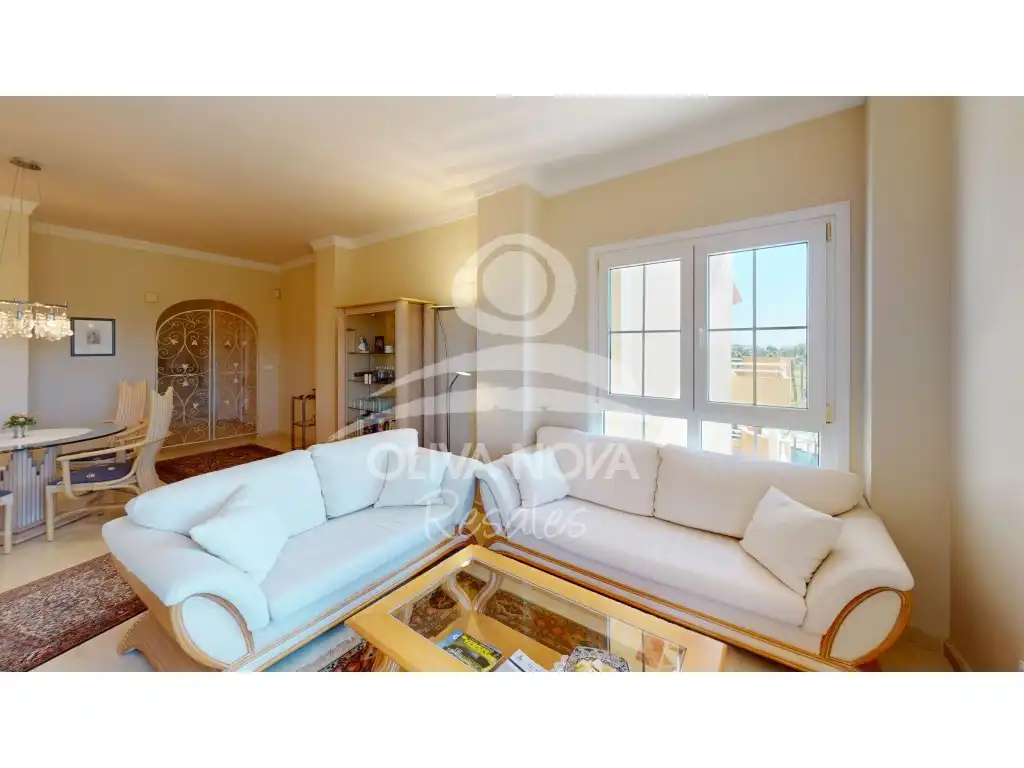 Living room of Attic for sale in Oliva  with Terrace, Swimming Pool and Furnished