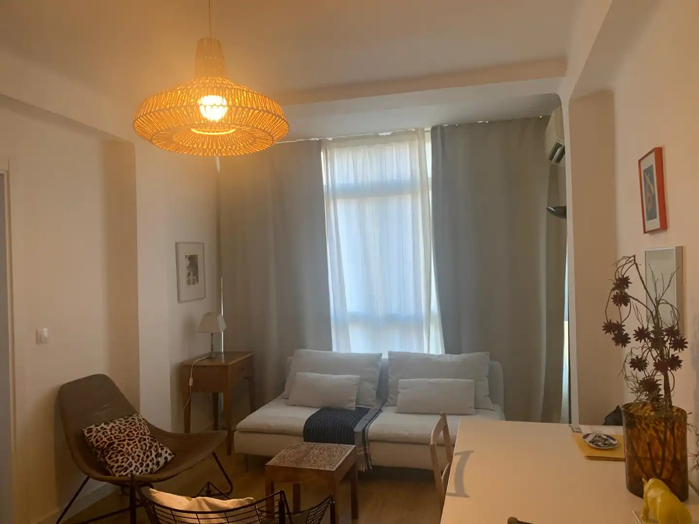 Bedroom of Flat for rent in Málaga  with Air Conditioner, Furnished and Washing machine