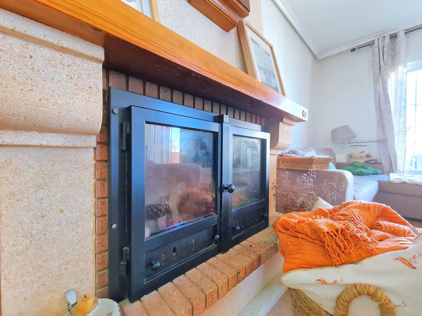Sala de estar de Casa adosada en venta en Cartagena con Terraza, Amueblado y Piscina comunitaria