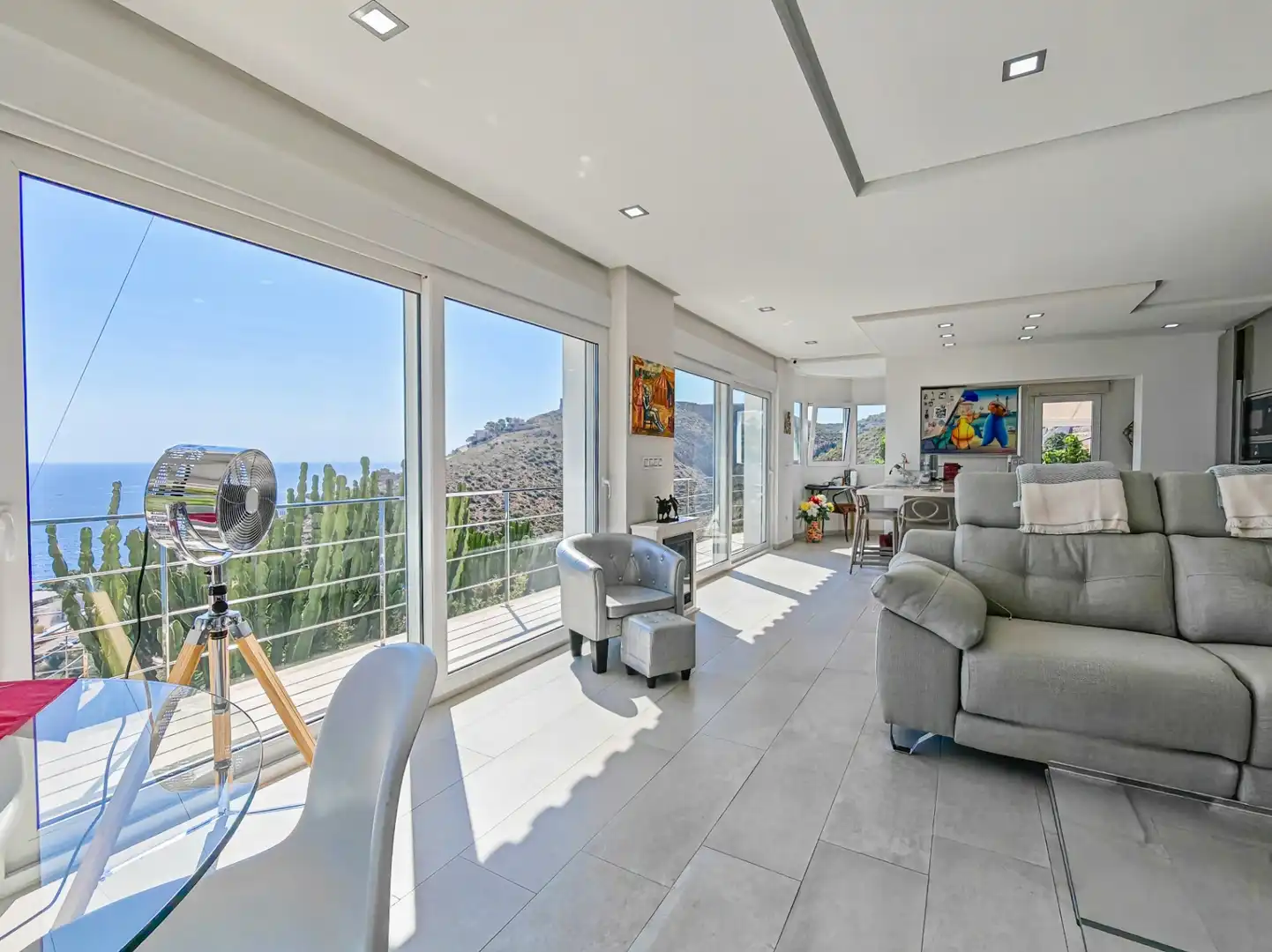 Living room of Houses for sale in Dénia  with Air Conditioner, Heating and Terrace