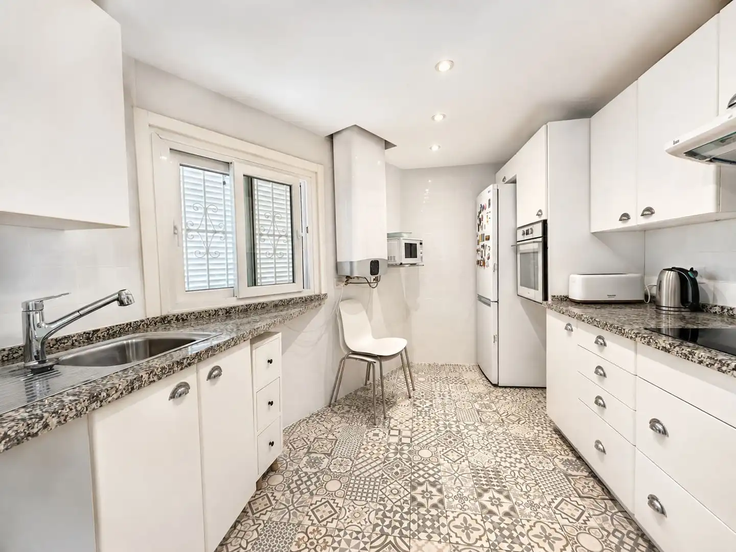 Cocina de Apartamento en venta en Jávea / Xàbia con Aire acondicionado, Jardín privado y Terraza