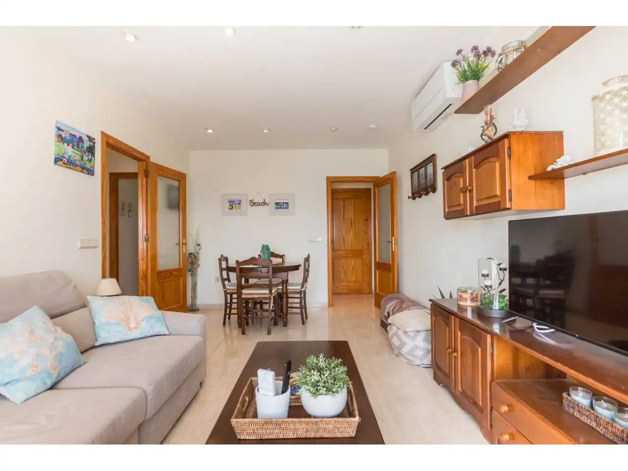 Living room of Flat for sale in Cartagena  with Air Conditioner, Terrace and Storage room