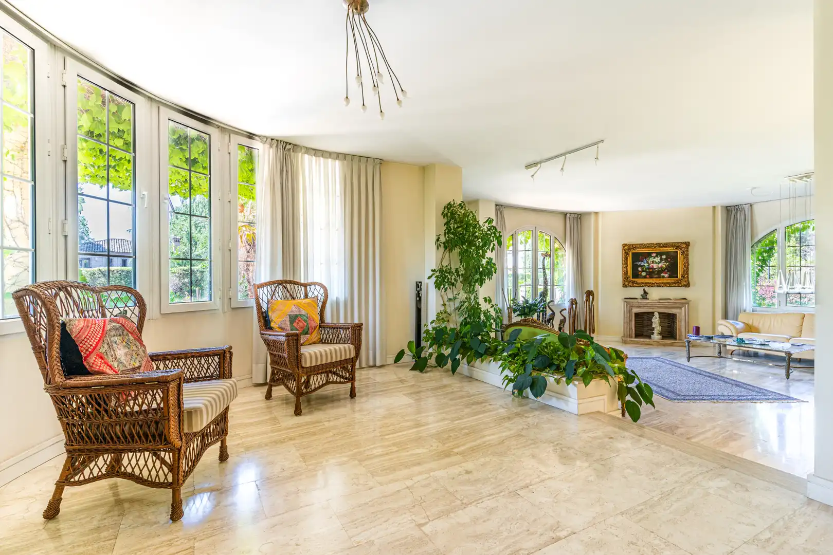 Living room of Houses for sale in Villanueva de la Cañada  with Heating, Private garden and Swimming Pool