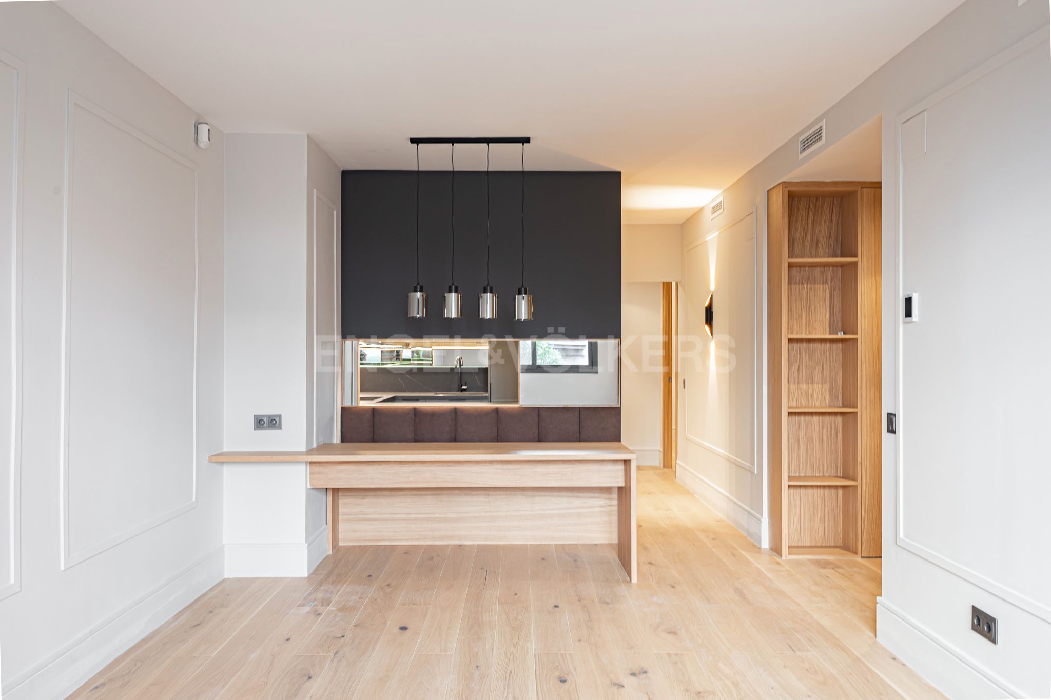 Kitchen of Apartment for sale in  Barcelona Capital  with Air Conditioner, Heating and Parquet flooring