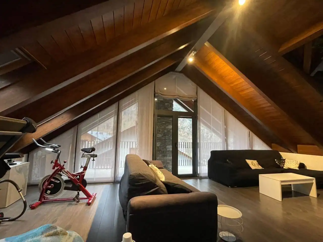 Sala de estar de Casa o chalet en venta en Vall de Cardós con Jardín privado, Parquet y Terraza