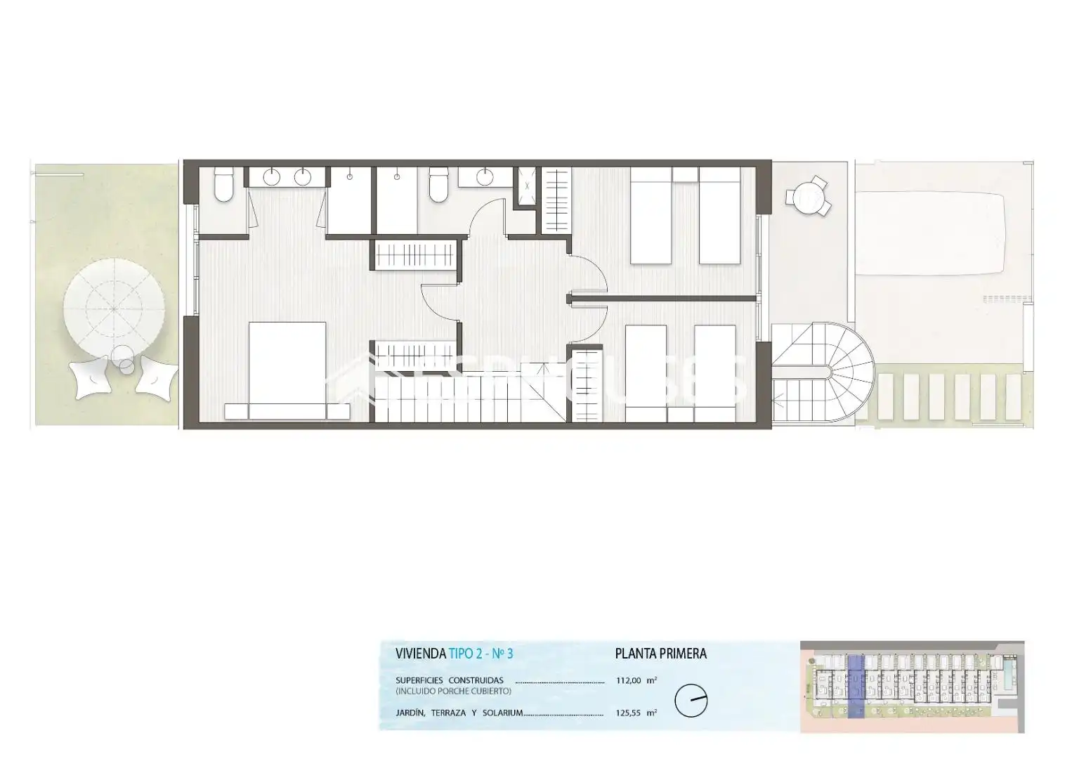 Casa pareada con terraza en venta en Pilar de la Horadada ciudad, imagen 12