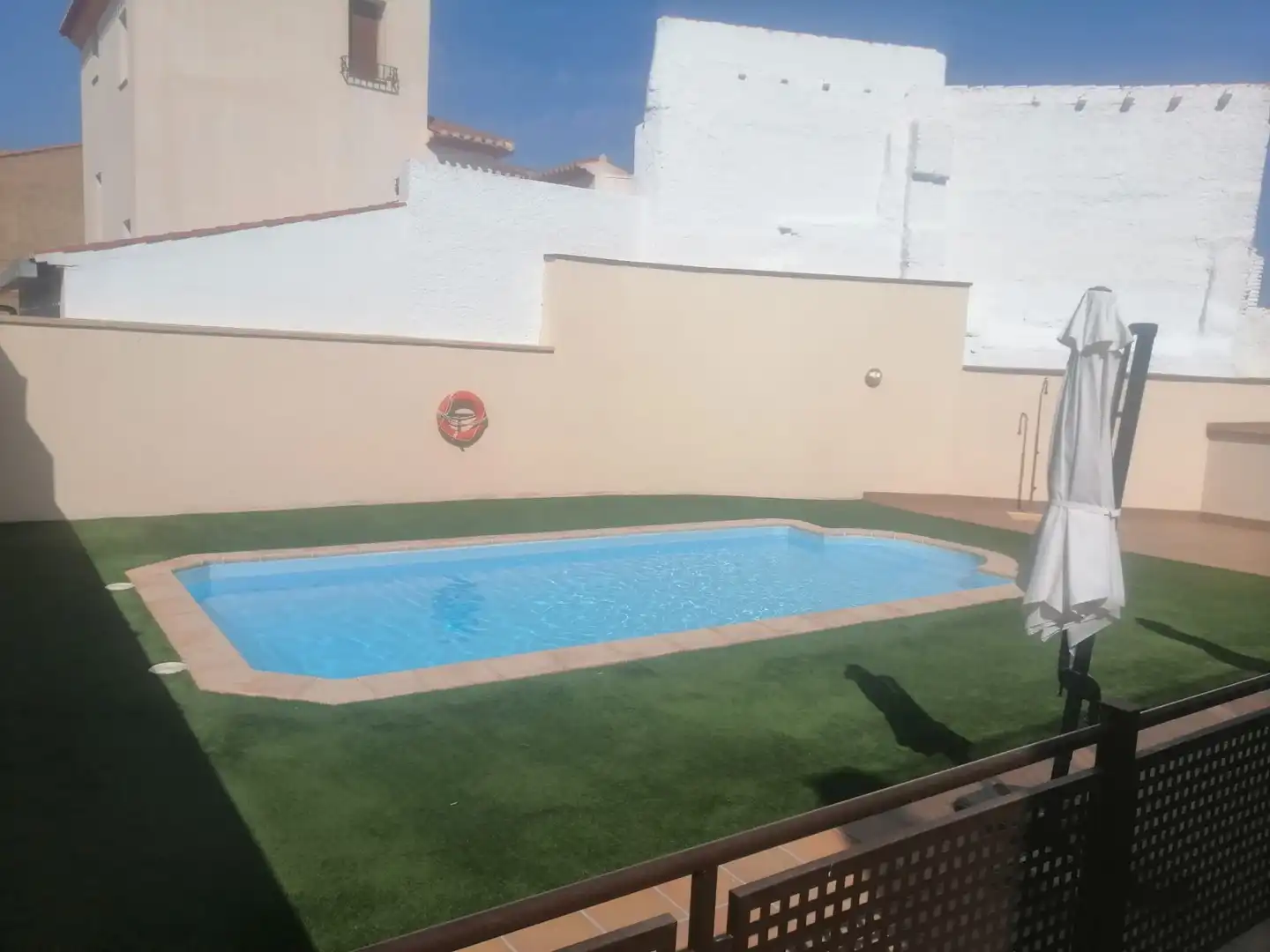 Swimming pool of Flat for sale in Guadix  with Heating, Parquet flooring and Furnished