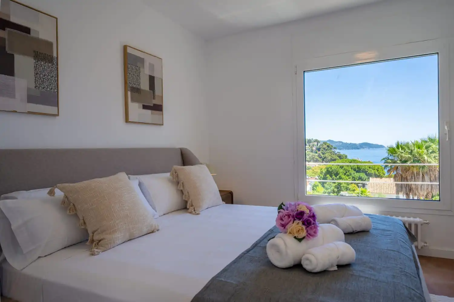 Habitación de Casa o chalet de alquiler en Blanes con Aire acondicionado, Calefacción y Jardín privado