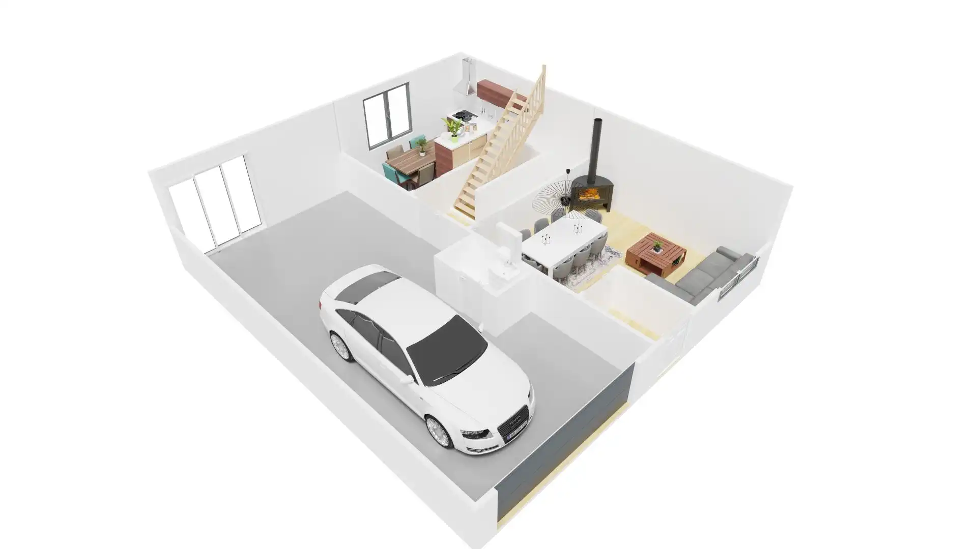 Houses for sale in Lagata  with Heating and Storage room