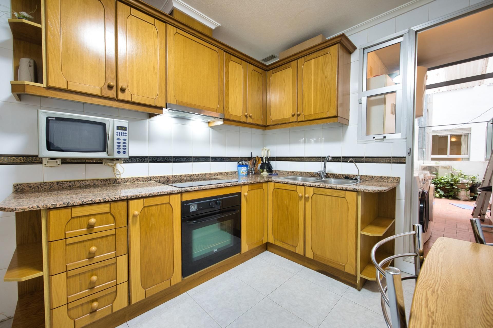 Kitchen of Flat for sale in Orihuela  with Air Conditioner, Furnished and Balcony