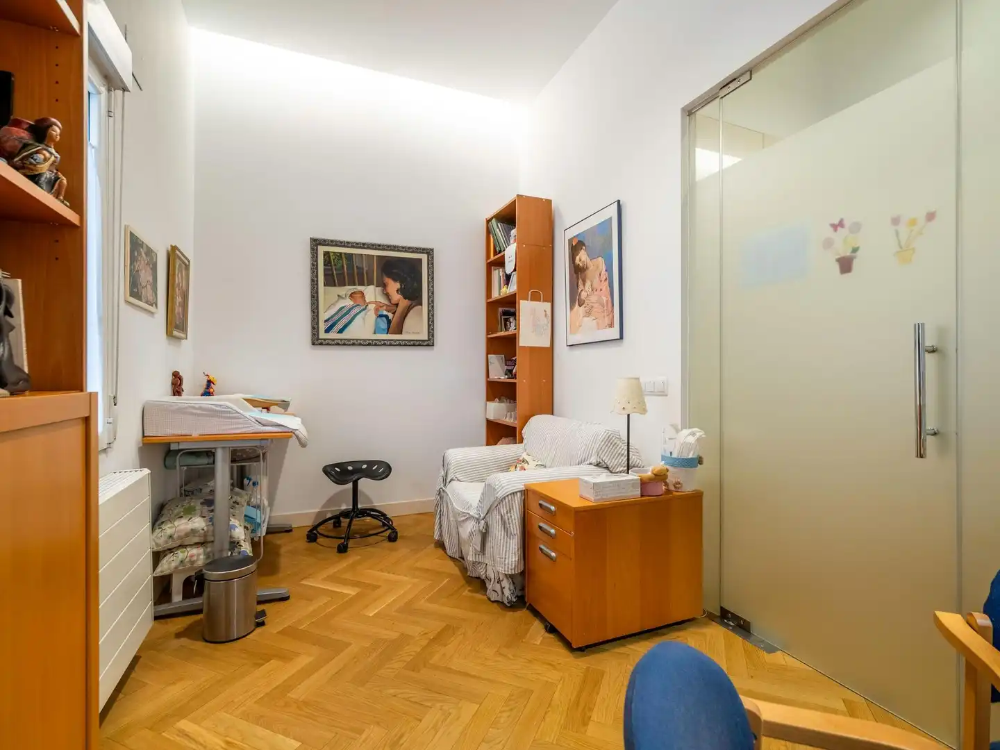 Bedroom of Flat for sale in Madrid  with Air Conditioner, Heating and Storage room