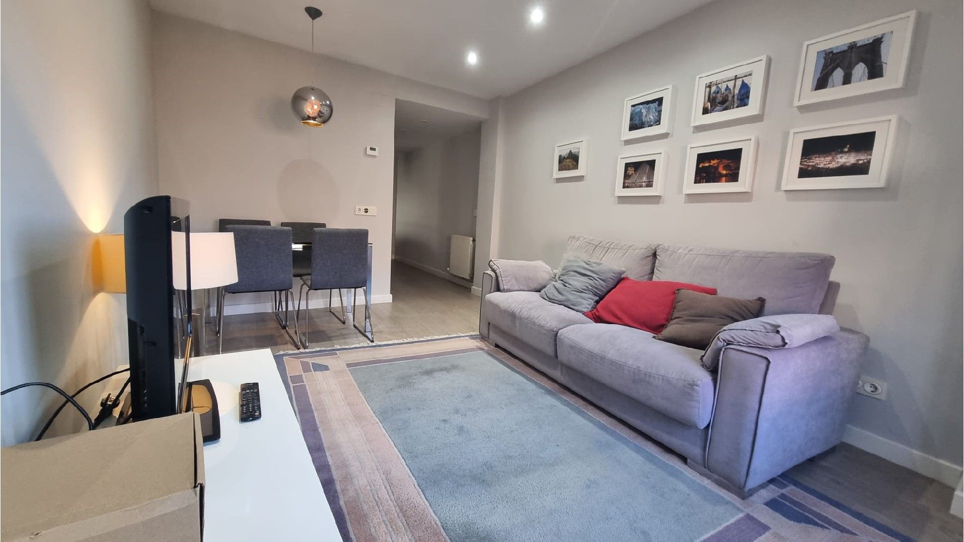 Sala d'estar de Apartament en venda en Palencia Capital amb Calefacció i Moblat