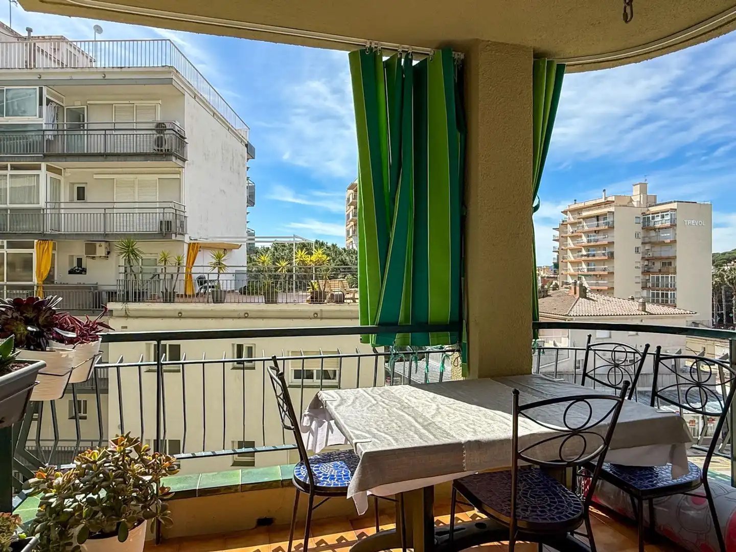 Balcony of Apartments for sale in Castell d'Aro, Platja d'Aro i s'Agaró  with Air Conditioner, Heating and Terrace