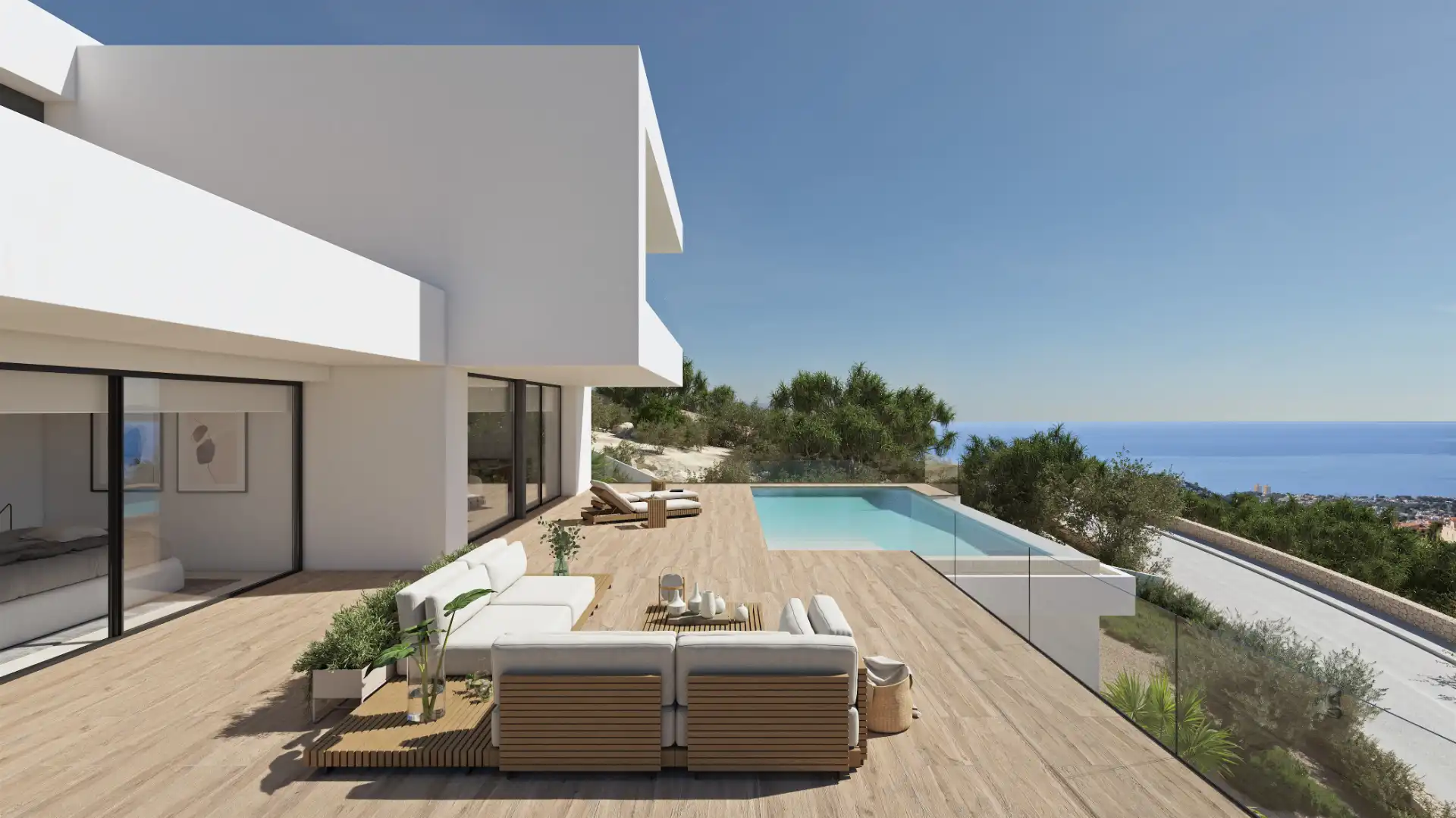 Neubau-Villa mit Pool zum Verkauf in Calle Jazmines