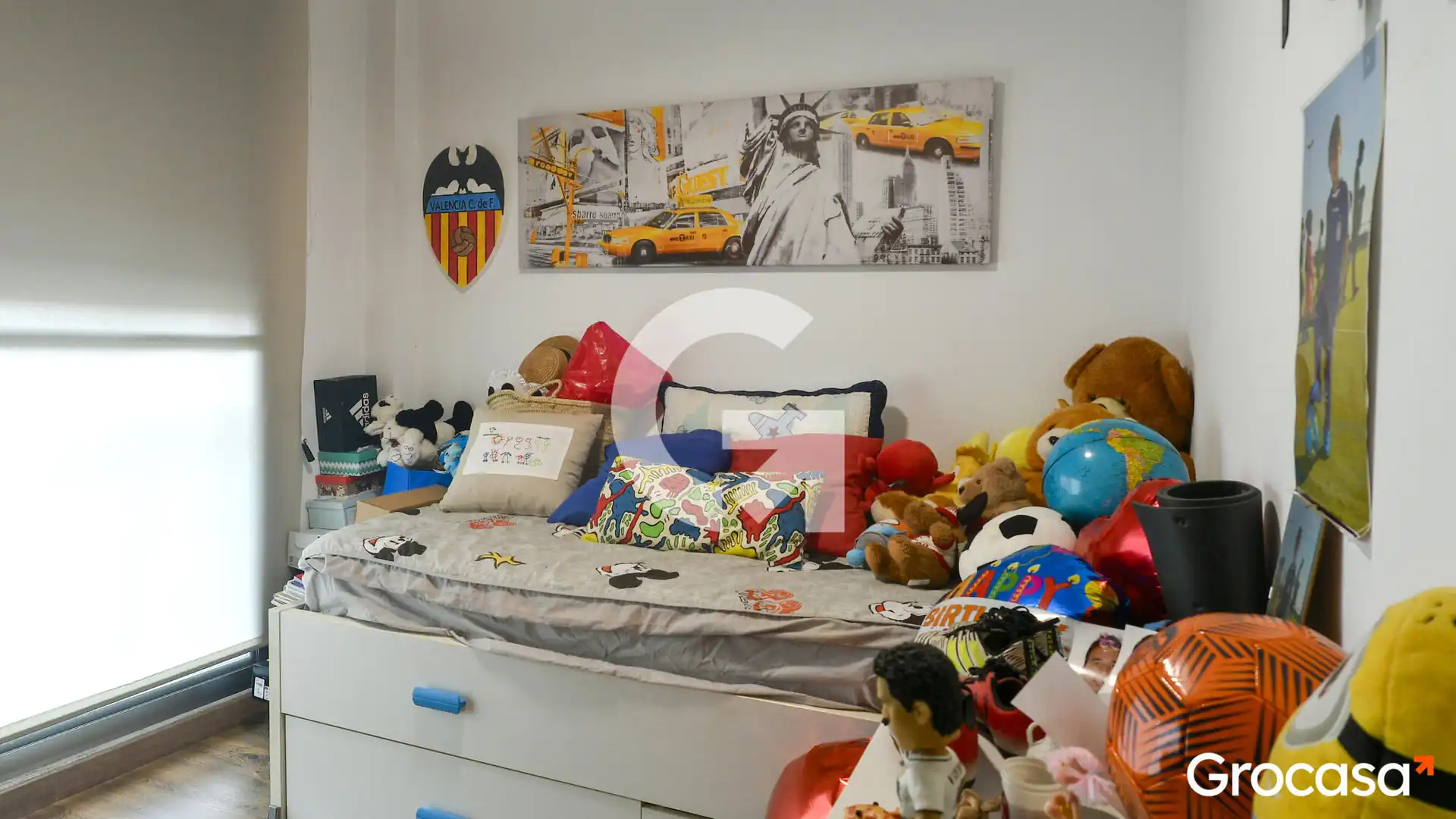 Dormitori de Casa adosada en venda en Sagunto / Sagunt amb Aire condicionat, Terrassa i Traster