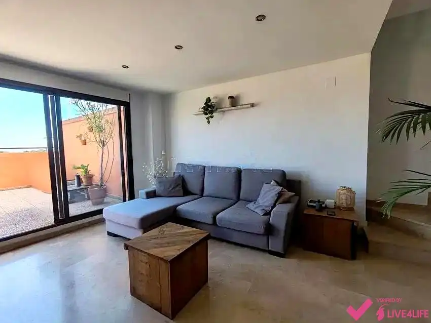 Wohnzimmer von Wohnung zur Miete in Valencia mit Klimaanlage, Terrasse und Möbliert