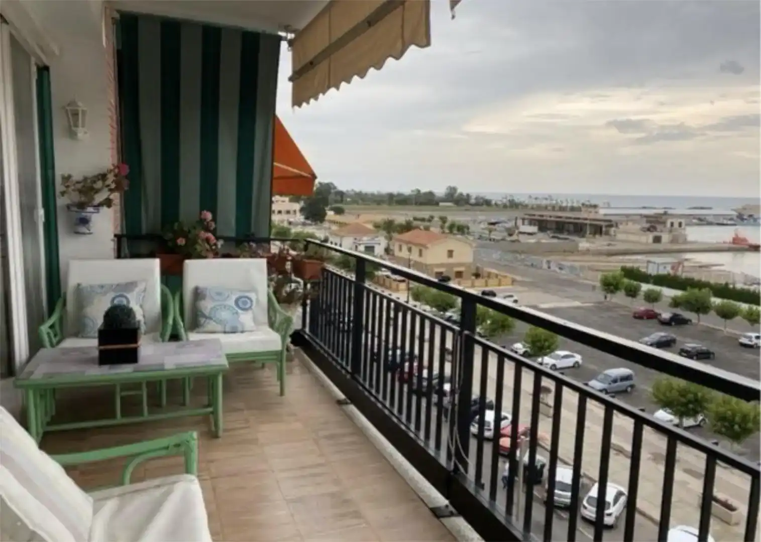 Terrassa de Apartament de lloguer en Burriana / Borriana amb Balcó