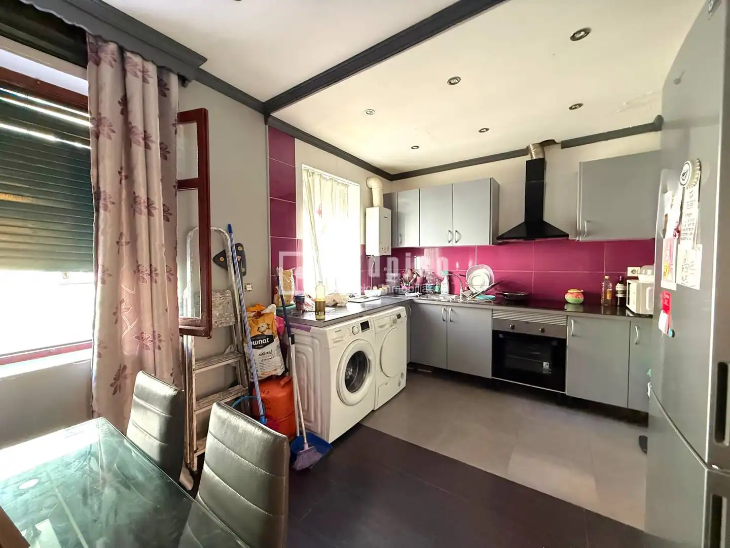 Kitchen of Flat for sale in Málaga  with Heating, Terrace and Furnished