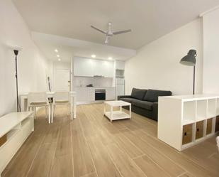 Living room of Study to rent in  Barcelona Capital  with Parquet flooring and Furnished