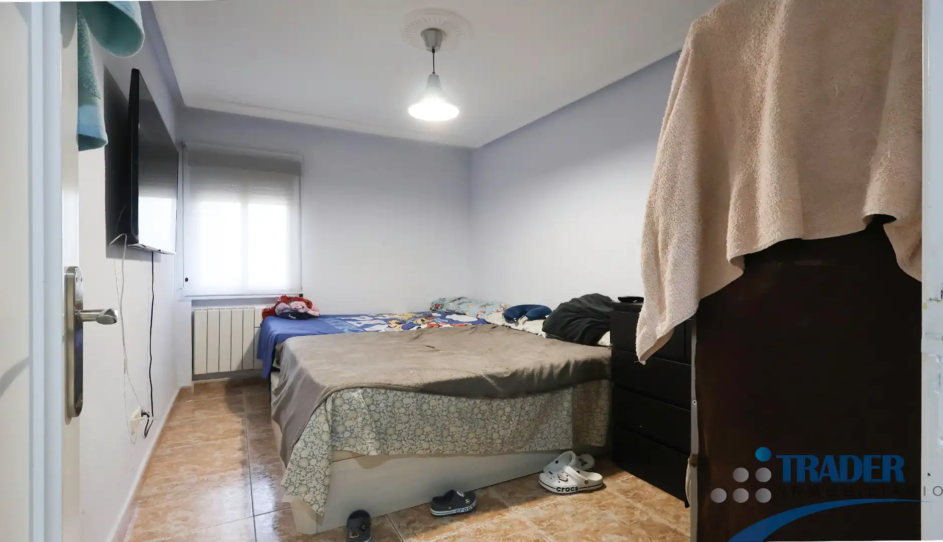 Bedroom of Flat for sale in Fuenlabrada  with Air Conditioner, Heating and Terrace