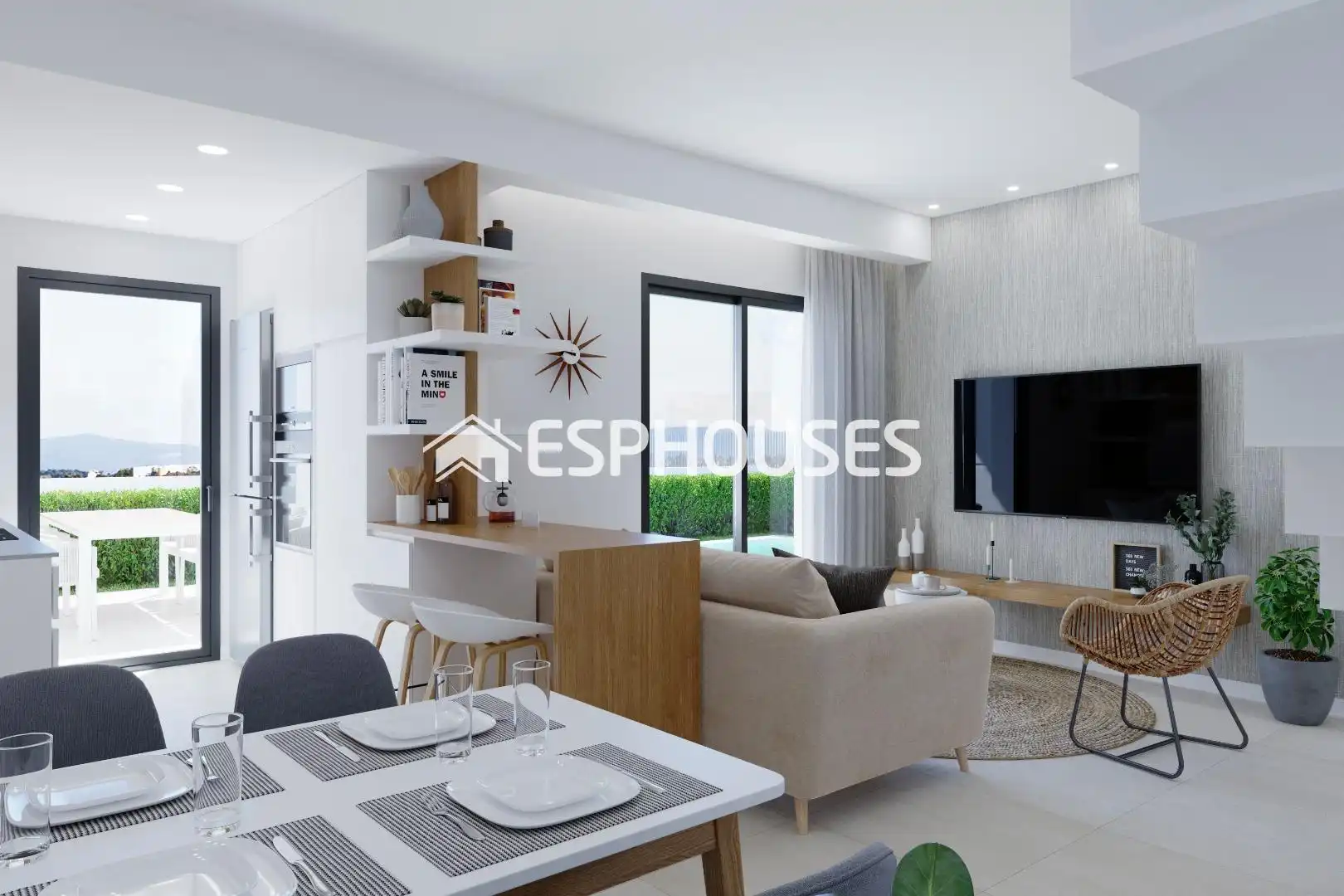 Casa aparellada amb terrassa en venda a Los Balcones - Los Altos, imagen 2