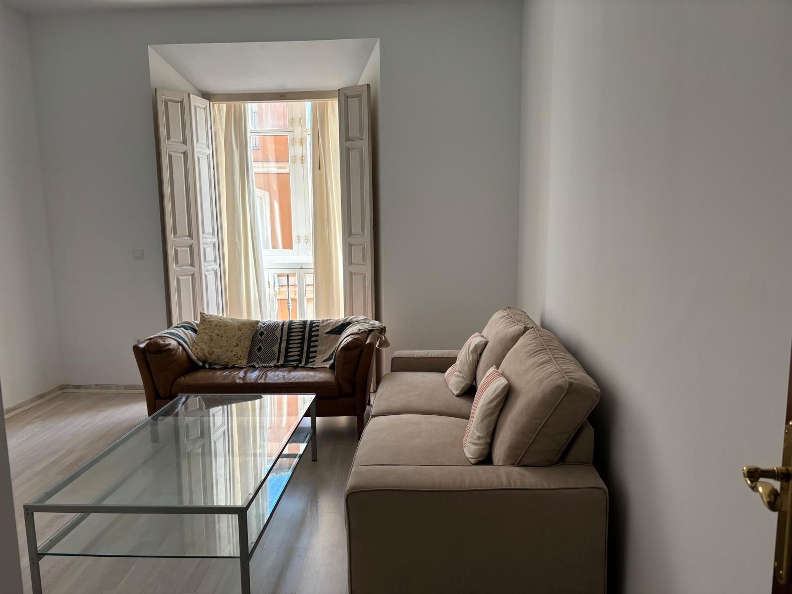 Living room of Flat to rent in Málaga Capital  with Air Conditioner, Furnished and Oven