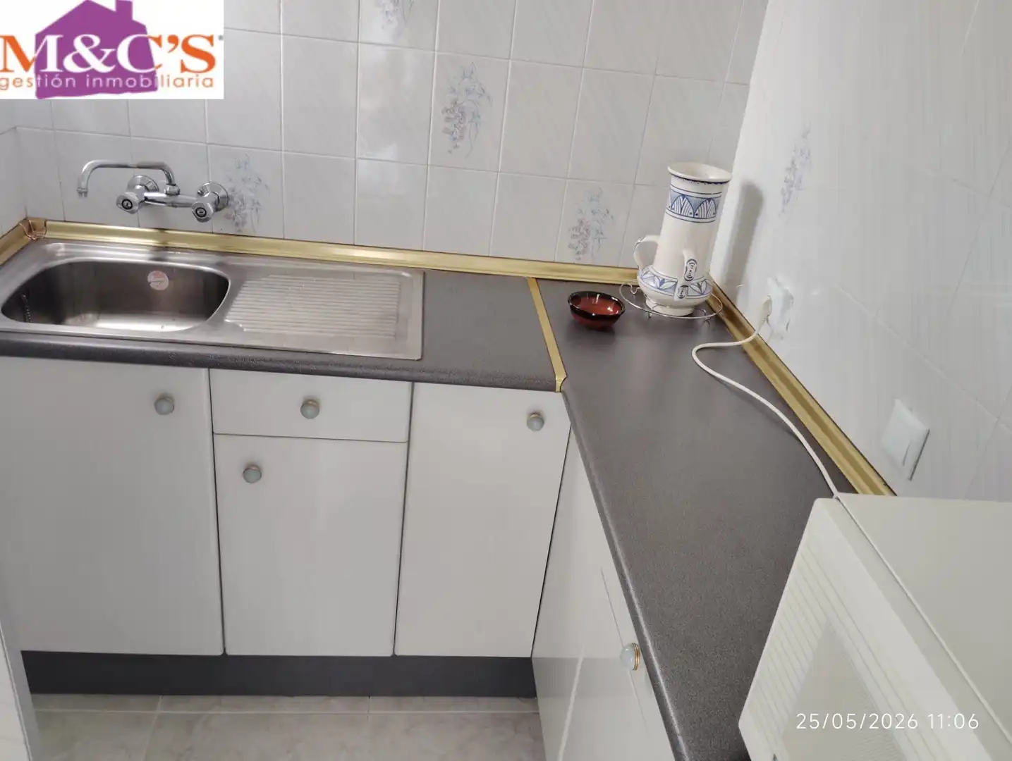 Cocina de Piso en venta en Puertollano con Aire acondicionado, Amueblado y Balcón