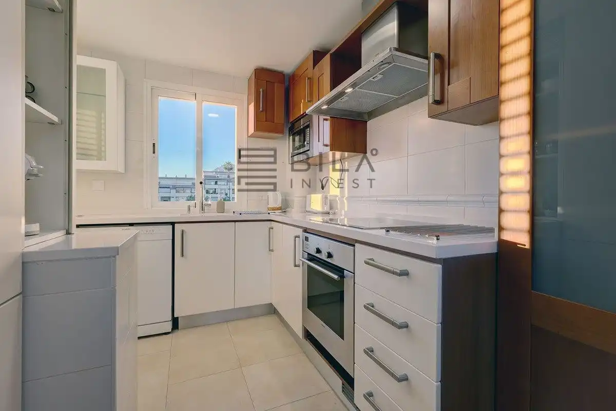 Kitchen of Attic for sale in Marbella  with Air Conditioner, Terrace and Swimming Pool