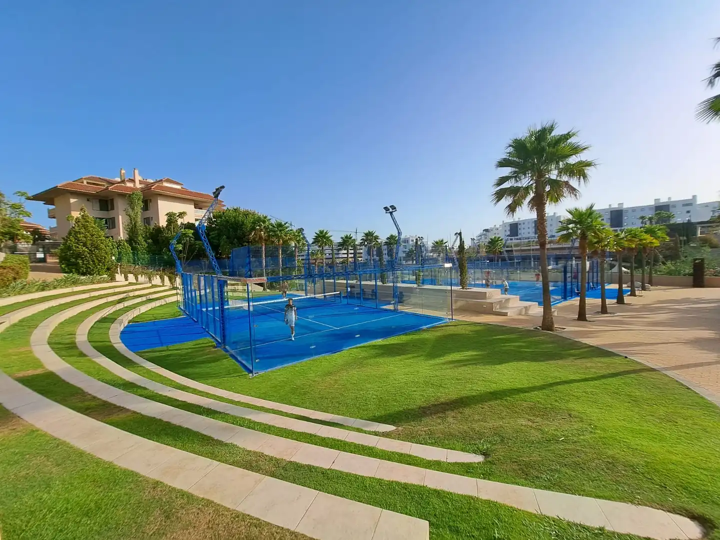 Schwimmbecken von Wohnung zur Miete in Fuengirola mit Klimaanlage, Terrasse und Möbliert