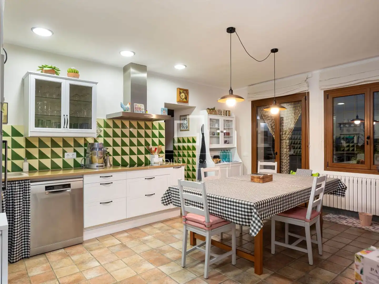 Cocina de Finca rústica en venta en Arbúcies con Aire acondicionado, Calefacción y Jardín privado