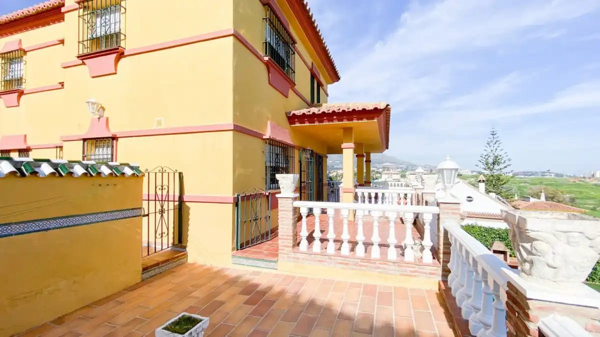 Terraza de Casa o chalet en venta en Mijas con Calefacción, Jardín privado y Terraza