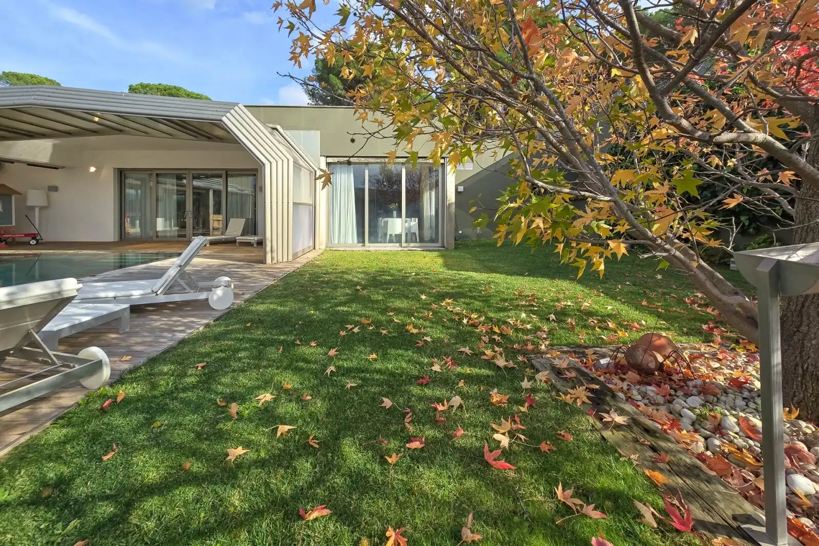 Jardín de Casa o chalet en venta en La Jonquera con Aire acondicionado, Calefacción y Jardín privado