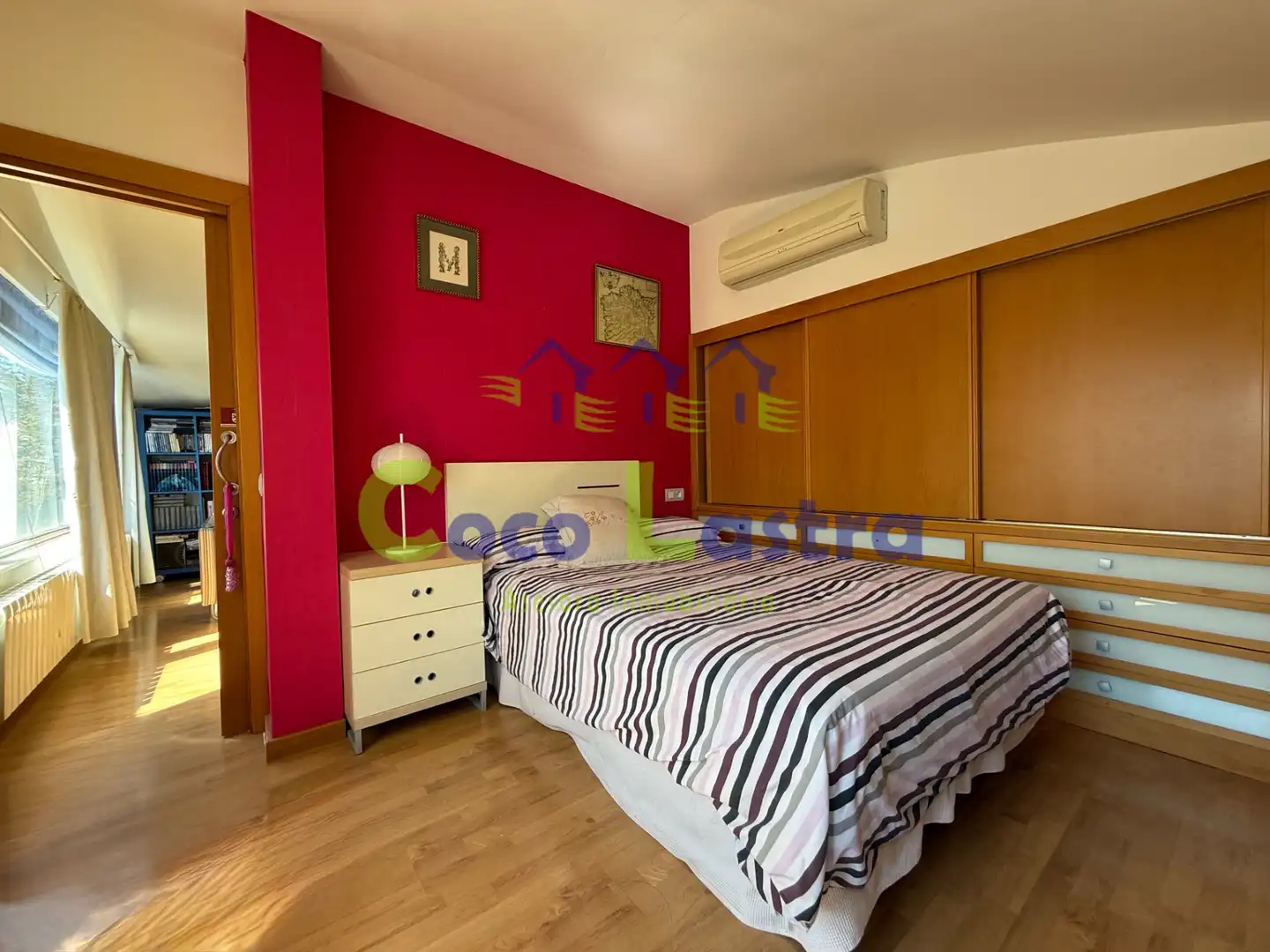 Bedroom of Houses for sale in Monterrubio de Armuña  with Air Conditioner, Heating and Private garden