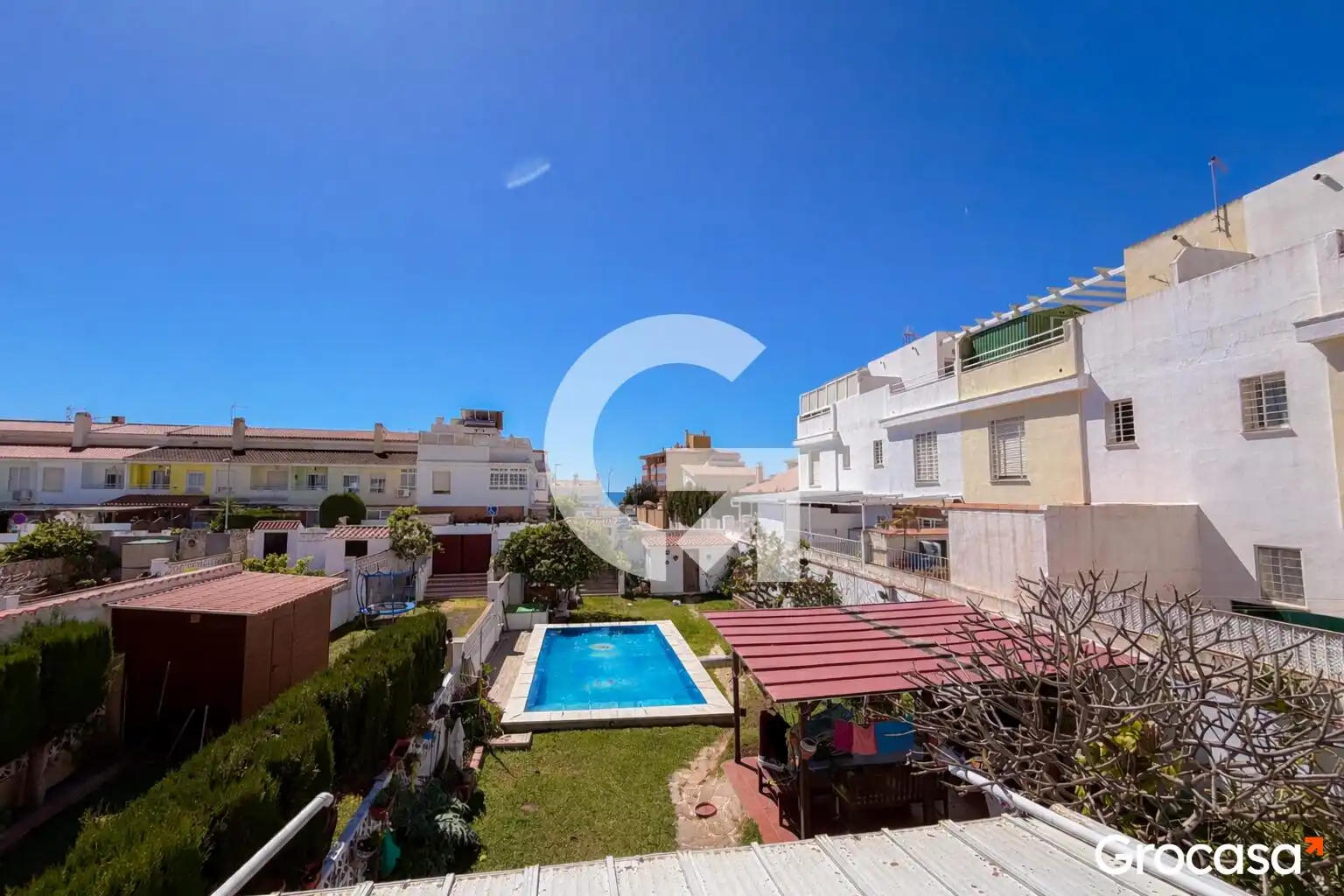 Jardín de Casa o chalet en venta en Rincón de la Victoria con Aire acondicionado, Jardín privado y Terraza