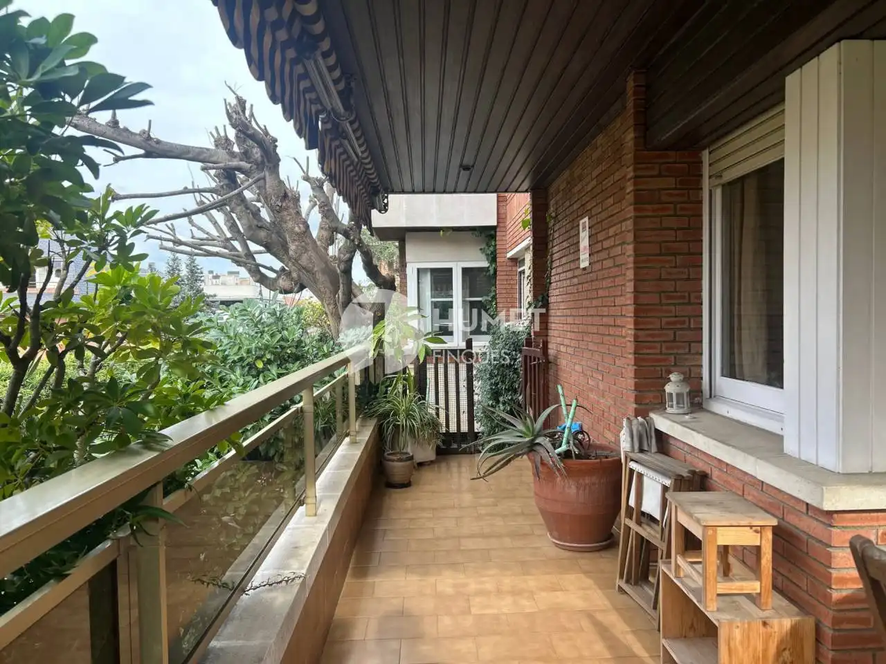 Terrace of Flat for sale in Sant Cugat del Vallès  with Air Conditioner, Heating and Private garden