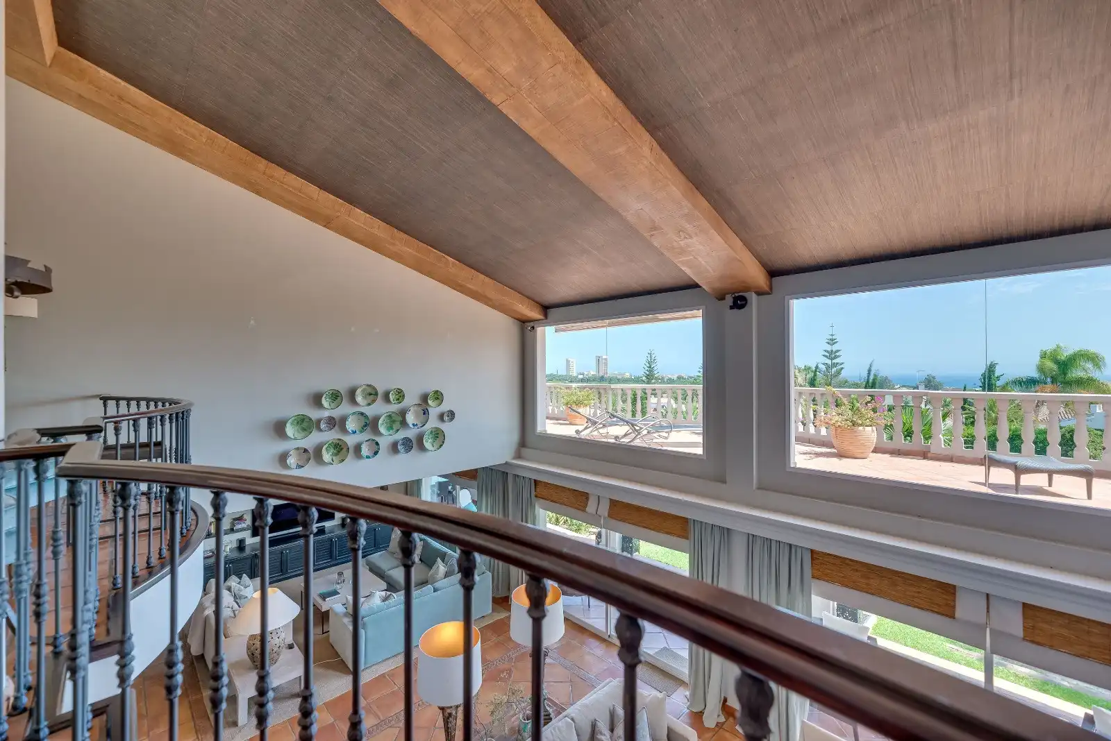 Terrassa de Casa o xalet en venda en Marbella amb Aire condicionat, Jardí privat i Terrassa