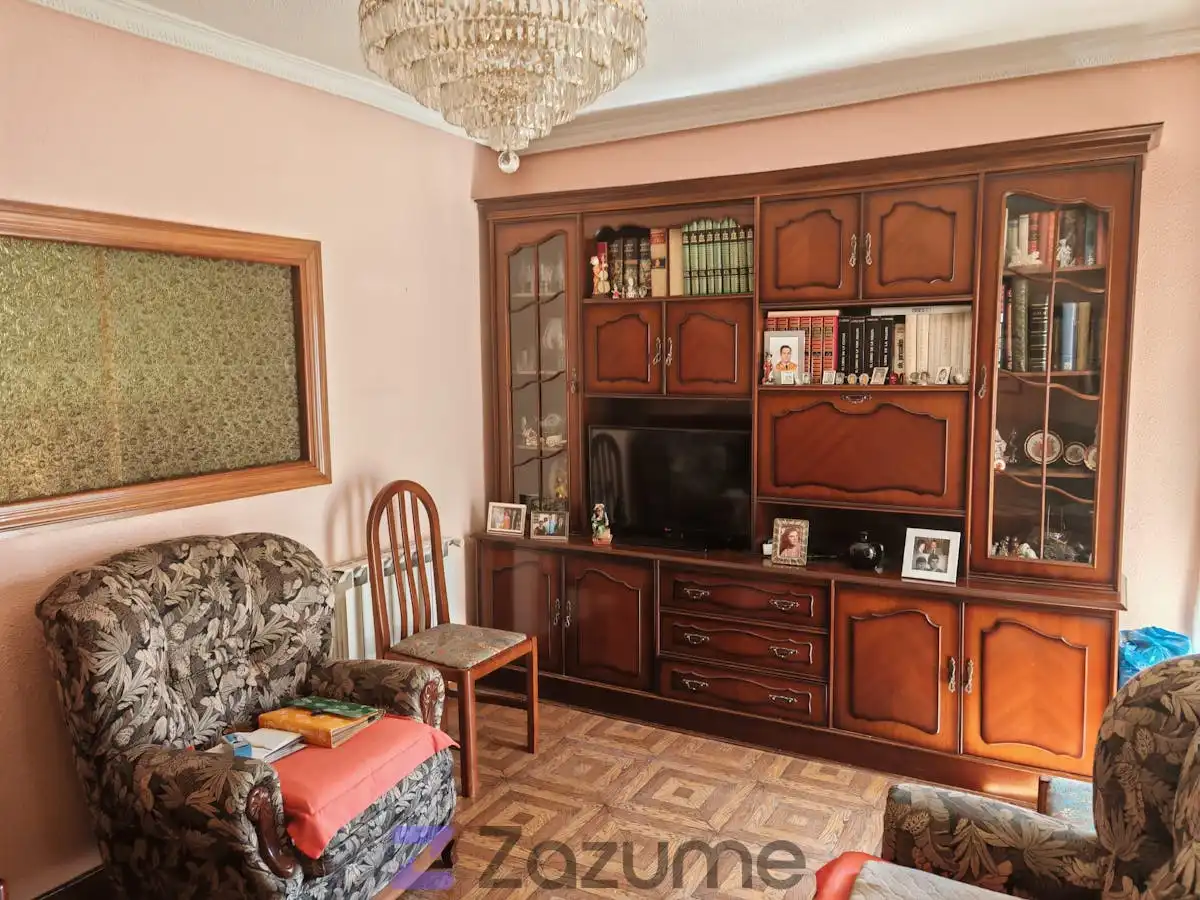 Living room of Flat for rent in Madrid  with Heating, Terrace and Furnished