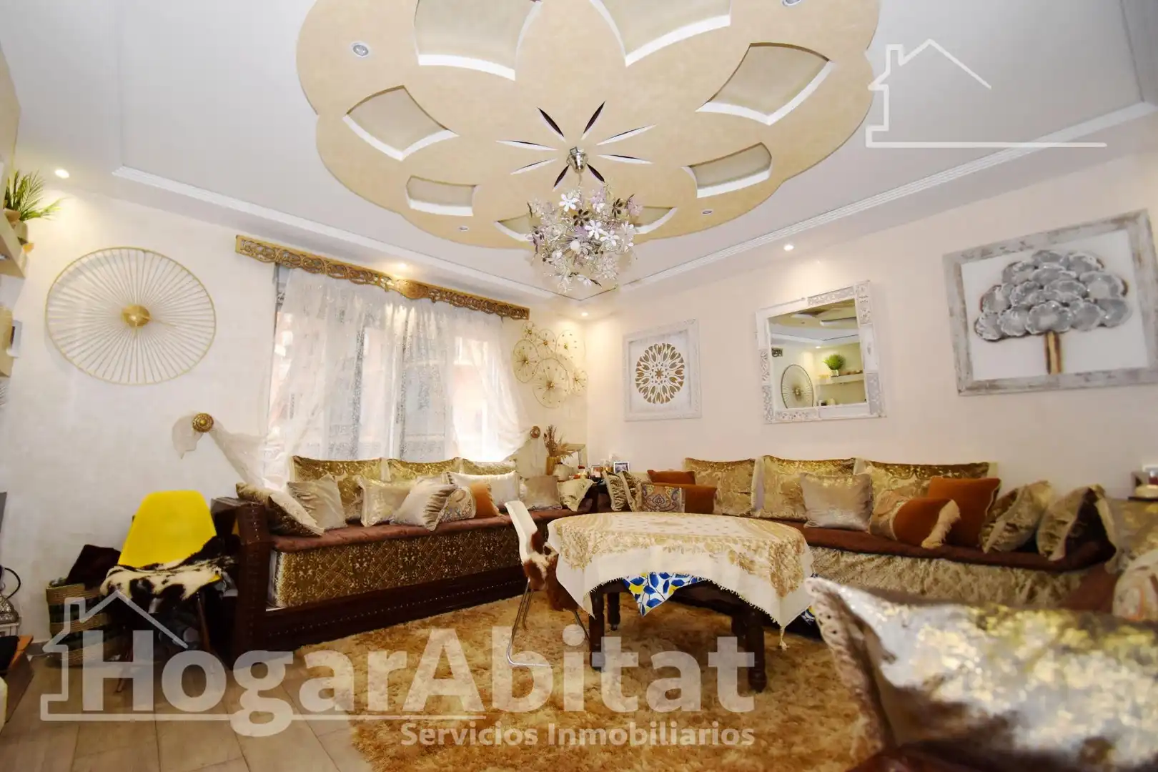 Living room of Flat for sale in Vila-real  with Furnished